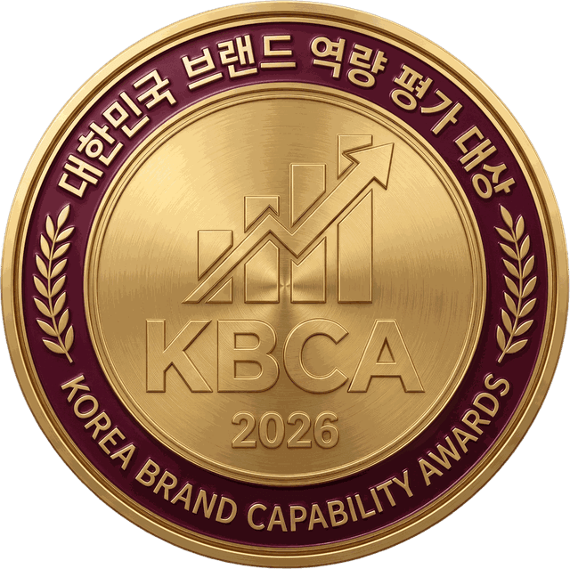 KBCA 대한민국 브랜드 역량 평가 대상 엠블럼